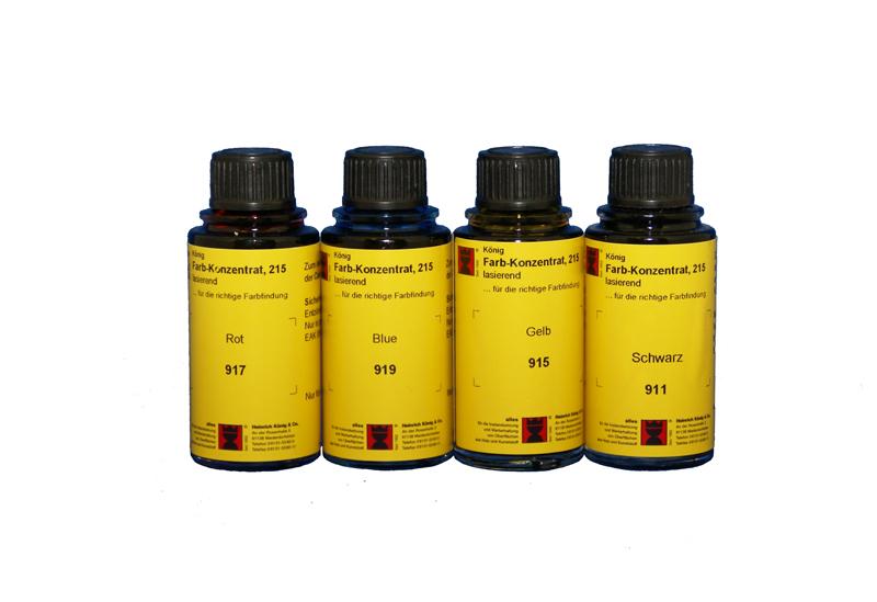 濃縮インク　原色４色